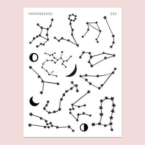 PAPERGEEK Constellation Stickers 223