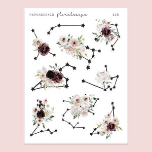 PAPERGEEK Floralscope - Constellation Stickers 225