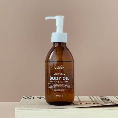 CLEEN Recovery Body Oil: Ginger & Grapefruit