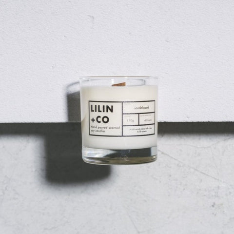 LILIN+CO Scented Candle: Sandalwood