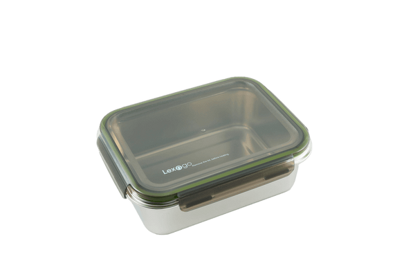 LEXNGO: Microwavable Stainless Steel Food Containers (2200 ml - SUS316L Stainless Steel)