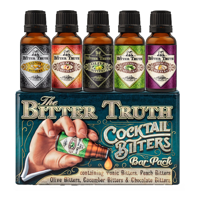 The Bitter Truth Cocktail Bitters Bar Gift Tin (20ml x 5)