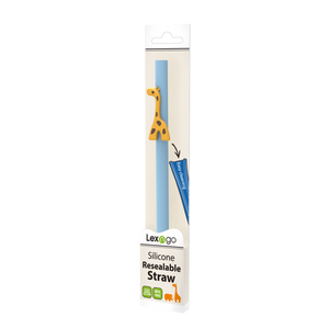 LEXNGO: Resealable Animal Straws (22cml)