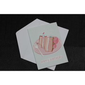 EJ MEMENTO Greeting Cards: Birthday Cake