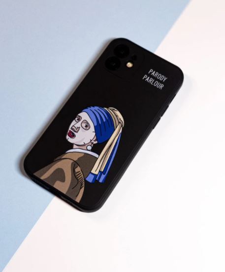 PARODY PARLOUR Phone Case | Girl With Facial Mask