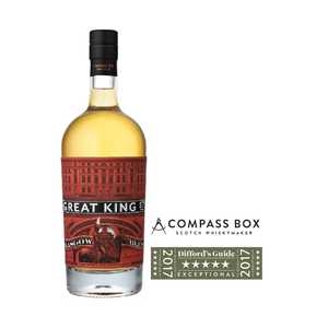 Compass Box Great King Street Glasgow Blended Scotch Whisky 43% 700ML