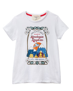 MANO PLUS | Pagoda Kingdom | Himalayan Kingdom Adventures Printed T-Shirt