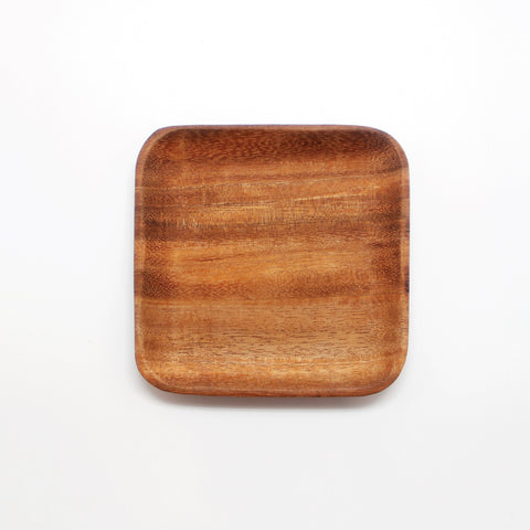 ESTER Acacia Square Plate
