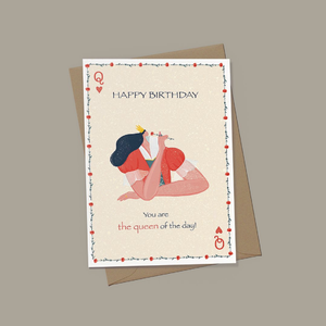 EJ MEMENTO Greeting Cards: Queen of the day