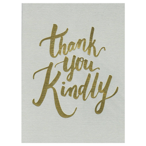 PAPERGEEK Greeting Cards: Thank You Kindly