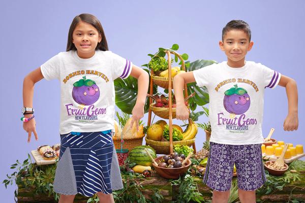 MANO PLUS | Pagoda Kingdom |  Fruit Gems T-Shirt - Mangosteen