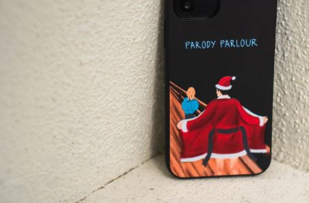 PARODY PARLOUR Phone Case | Scream x Pervert Santa