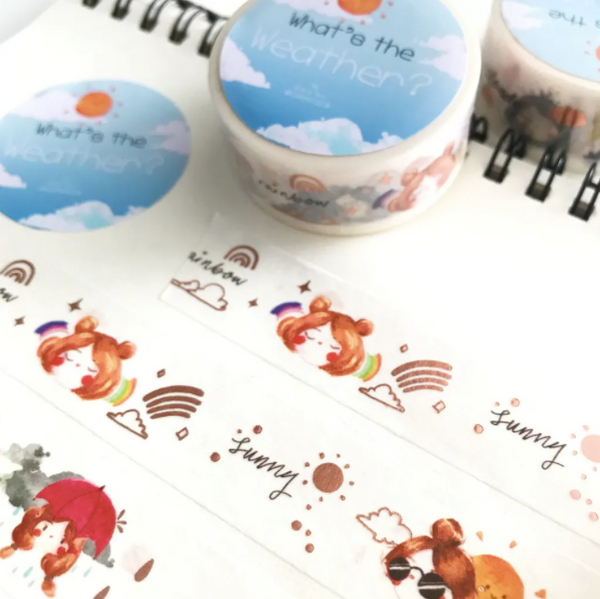 Qiara's What's the Weather Washi Tape
