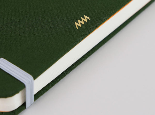 SUMMORIE Notebook: A5 Linen Hardback Ruled Line Inserts