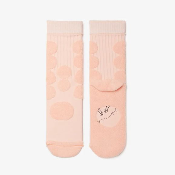 GOODPAIR SOCKS X OOOO | Tropical Peach Socks: Patterned Socks
