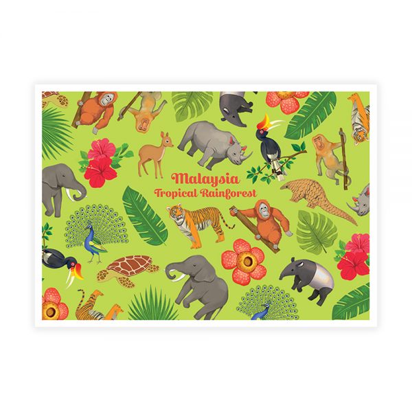 LOKA MADE Postcard - Tropical Rainforest