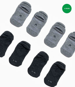 JUST BETTER COMPANY Bamboo Charcoal Socks: The Value Pack | 4-pack