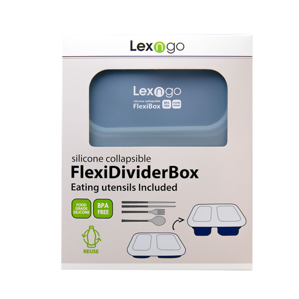 LEXNGO: Silicone Collapsible Flexi Divider Box (1200ml)