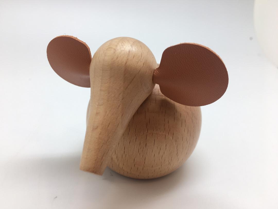 Elephant Wooden Toy Decor