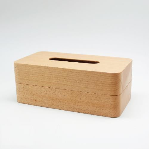 AISLEY Rectangular Solid Wood Tissue Box