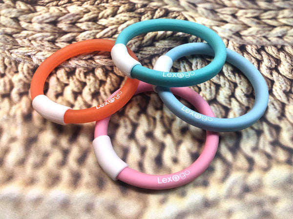 LEXNGO: Silicone Resealable Reusable Straw Bracelets (22cml)