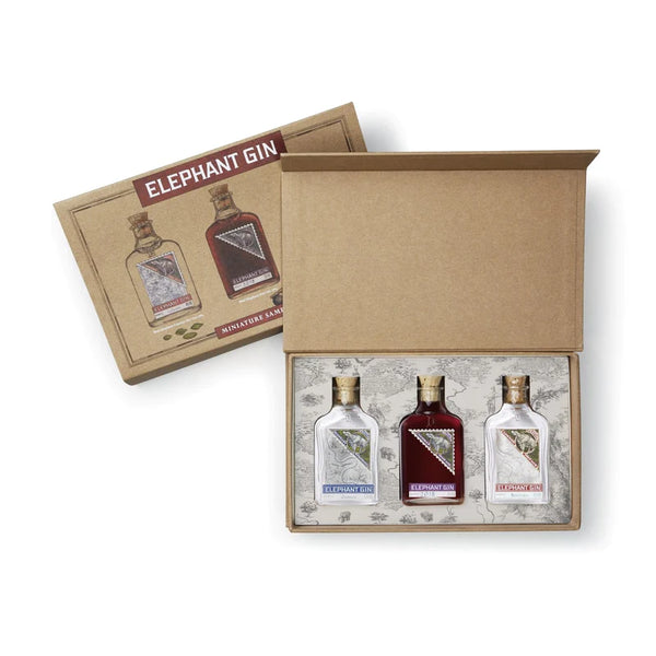 Elephant Gin Miniature Box 45% 35% & 57% Alcohol 50ML