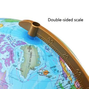 Rotary 32CM High-Definition World Globe with Light