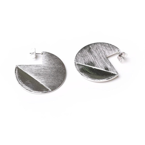 GUNG JEWELLERY Earrings: Mono Silver
