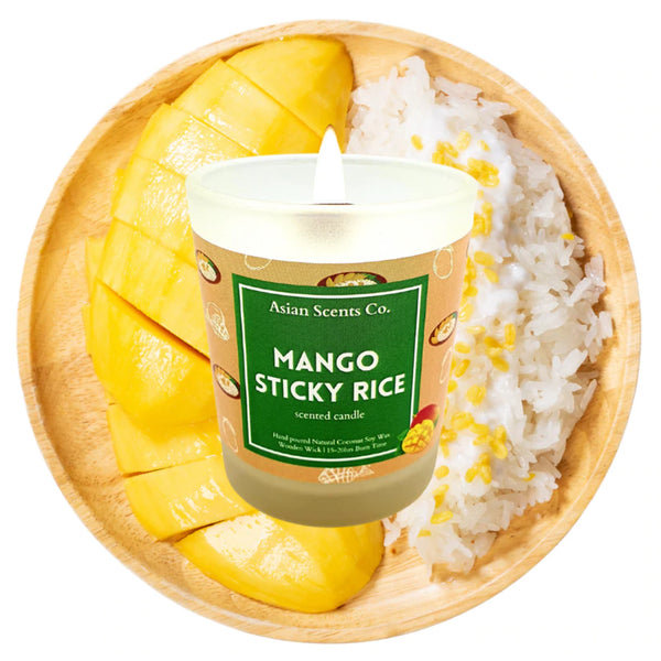 Asian Scents Co. Candle: Mango Sticky Rice