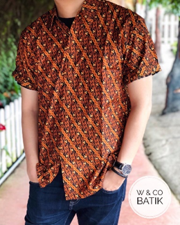 W & Co Batik: Parang Batik Shirt