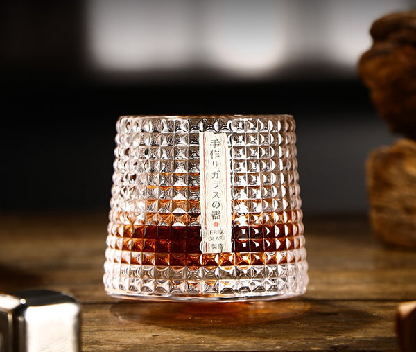 Suiberu Rotating Whisky Crystal Glass