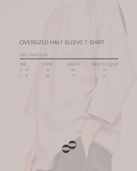 OrangOrang Oversized Half Sleeve T-Shirt