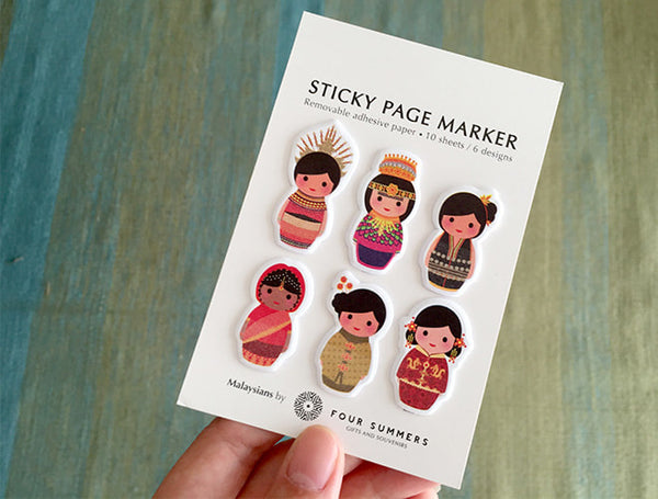 EMPAT MUSIM PANAS: Penanda Halaman Melekit